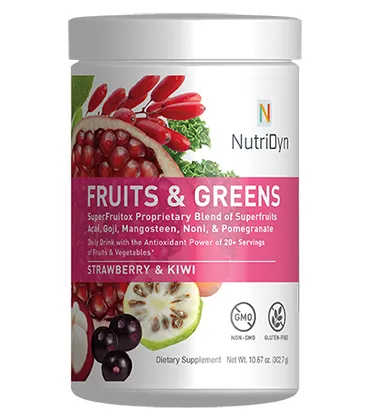 Fruits & Greens – Powdered blend of superfruits and vegetables with antioxidant benefits.