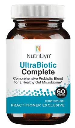 UltraBiotic Complete – Probiotic blend for gut microbiome health.